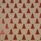 JAM Paper Red Trees on Brown Kraft Paper Gift Wrap